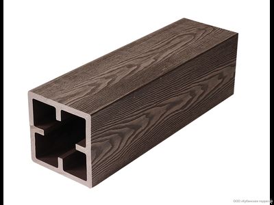 Столб для ограждения ДПК 3D 120×120 мм, 3 м