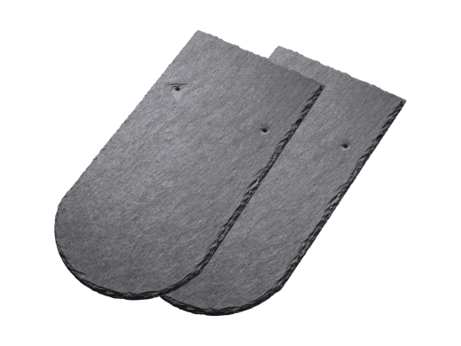 Кровельный Сланец Charcoal, бобровый хвост 400х200 мм