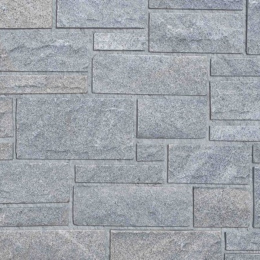 Облицовочный камень Grey Quartz Castle