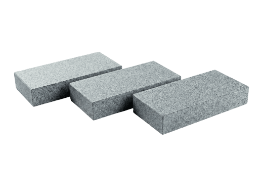 Гранитная брусчатка Сильвер Пёрл (Silver Pearl), пиленая 200х100 мм