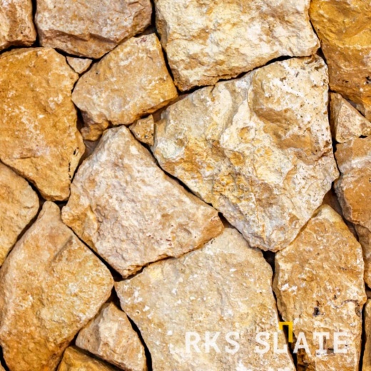 Облицовочный камень Yellow Travertine Loose