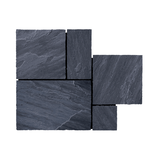Плитка из известняка Belgian Black 600x300 мм