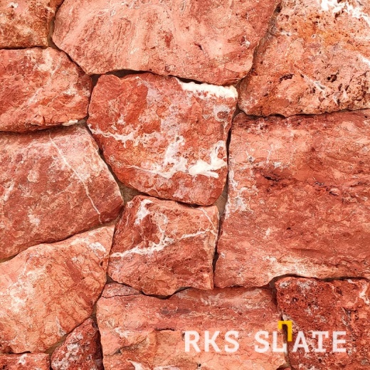 Облицовочный камень Red Travertine Loose
